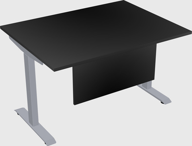 Single motor electric desk