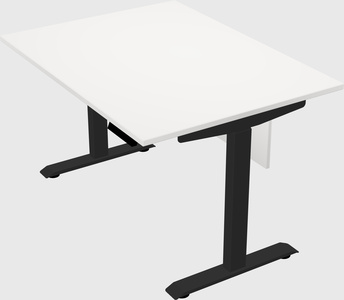 Single motor electric desk