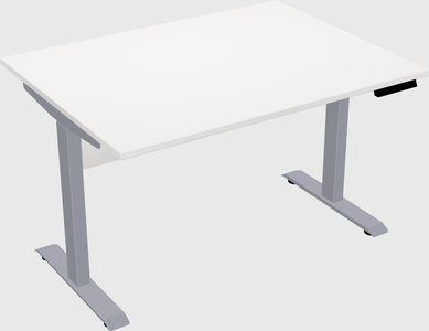 Single motor electric desk