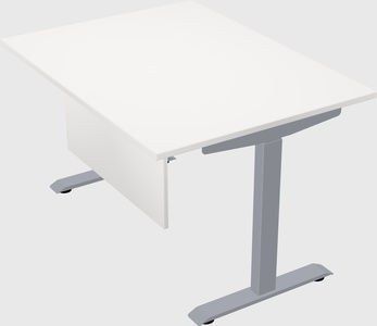Single motor electric desk