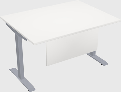 Single motor electric desk