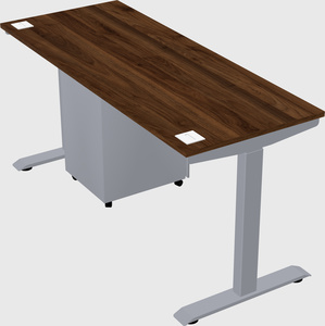 Single motor electric desk