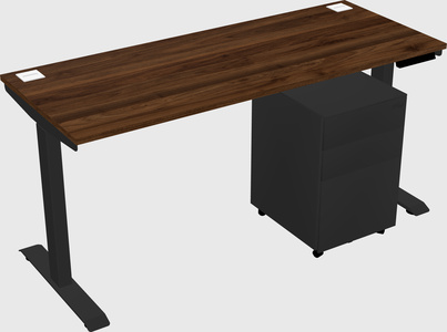 Single motor electric desk