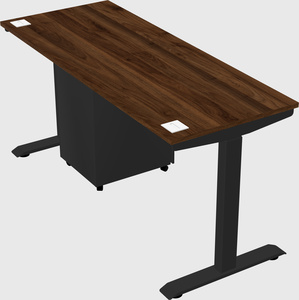 Single motor electric desk