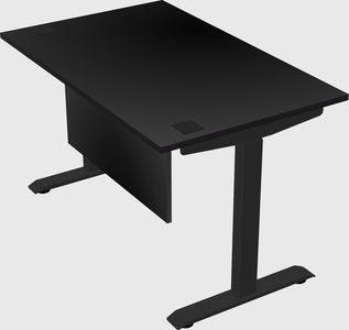 Single motor electric desk