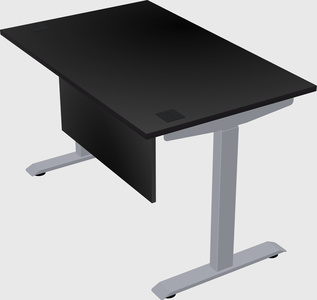 Single motor electric desk