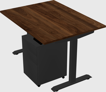 Single motor electric desk