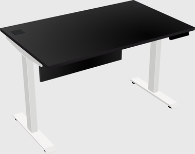 Single motor electric desk