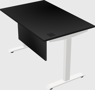 Single motor electric desk