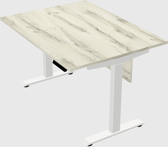 Single motor electric desk