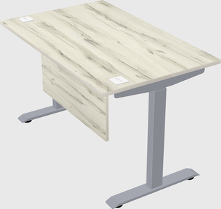 Single motor electric desk