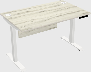 Single motor electric desk