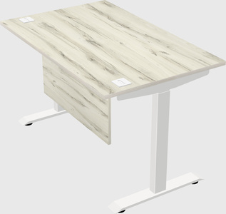 Single motor electric desk