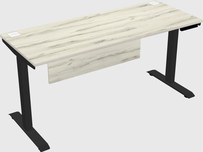 Single motor electric desk