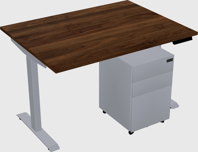 Single motor electric desk
