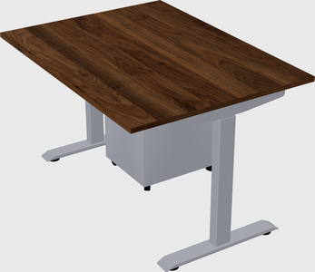 Single motor electric desk