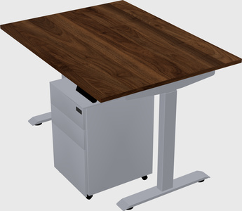 Single motor electric desk