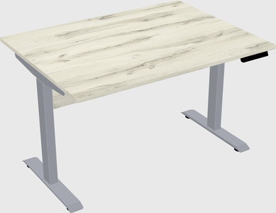 Single motor electric desk