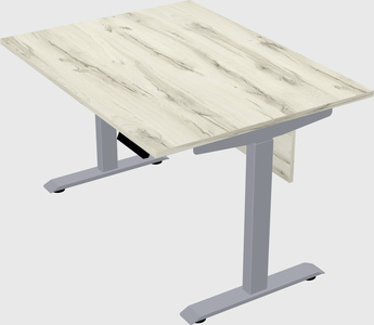 Single motor electric desk
