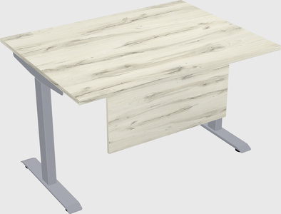 Single motor electric desk