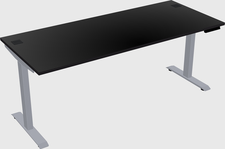 Single motor electric desk