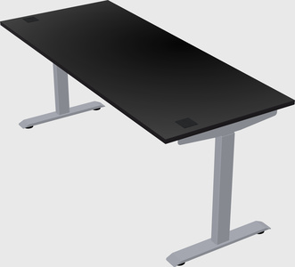 Single motor electric desk