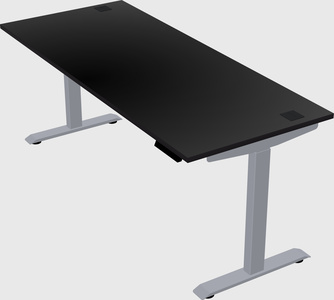 Single motor electric desk