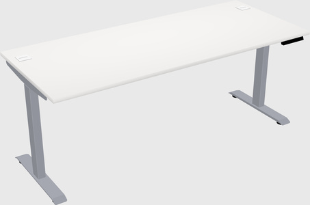 Single motor electric desk