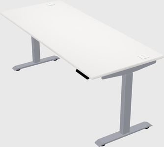Single motor electric desk