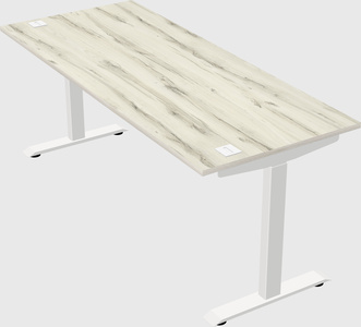 Single motor electric desk