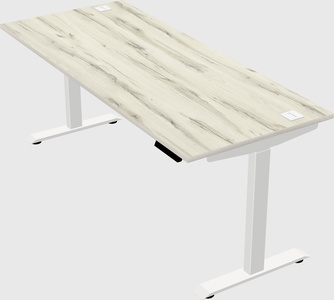 Single motor electric desk