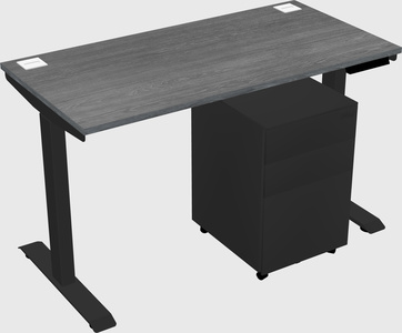 Single motor electric desk