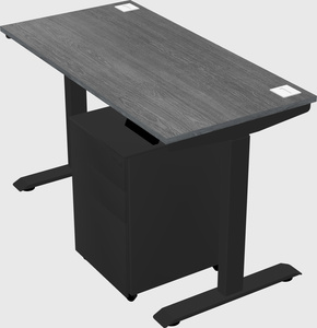 Single motor electric desk