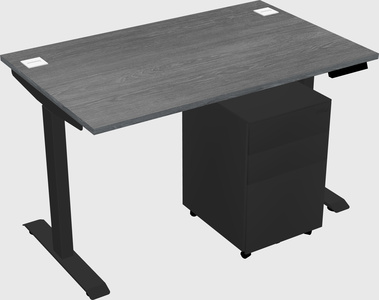 Single motor electric desk