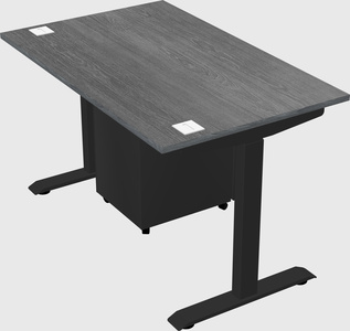 Single motor electric desk
