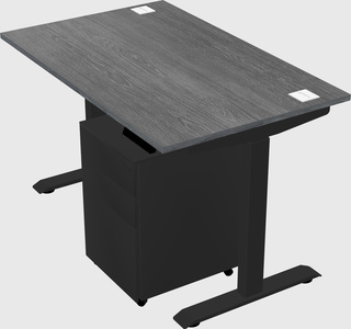 Single motor electric desk