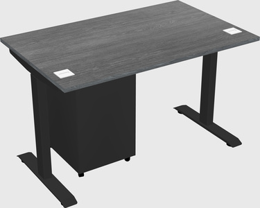 Single motor electric desk