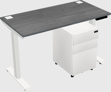 Single motor electric desk