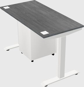 Single motor electric desk