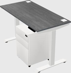 Single motor electric desk