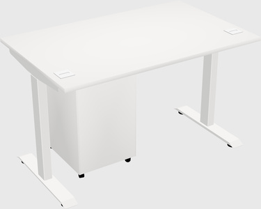 Single motor electric desk