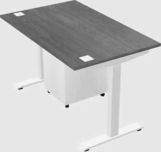 Single motor electric desk