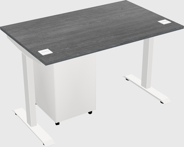 Single motor electric desk