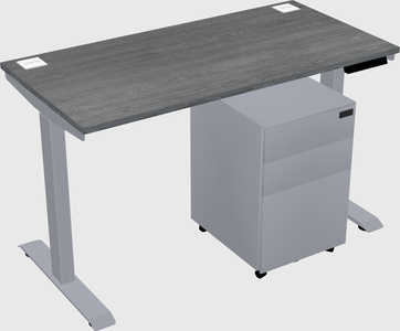 Single motor electric desk