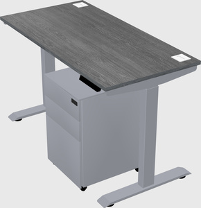 Single motor electric desk