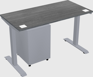 Single motor electric desk