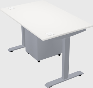 Single motor electric desk
