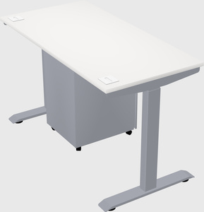 Single motor electric desk