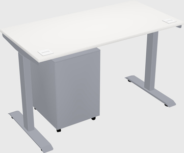 Single motor electric desk