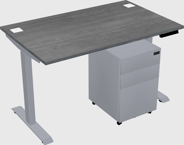 Single motor electric desk